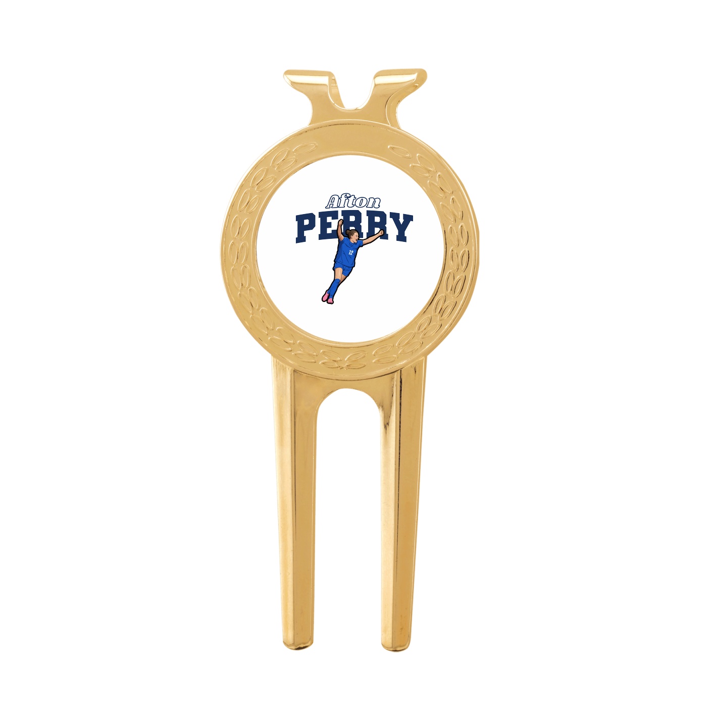 Divot Tool with Ball Marker — Name Arch in Classic