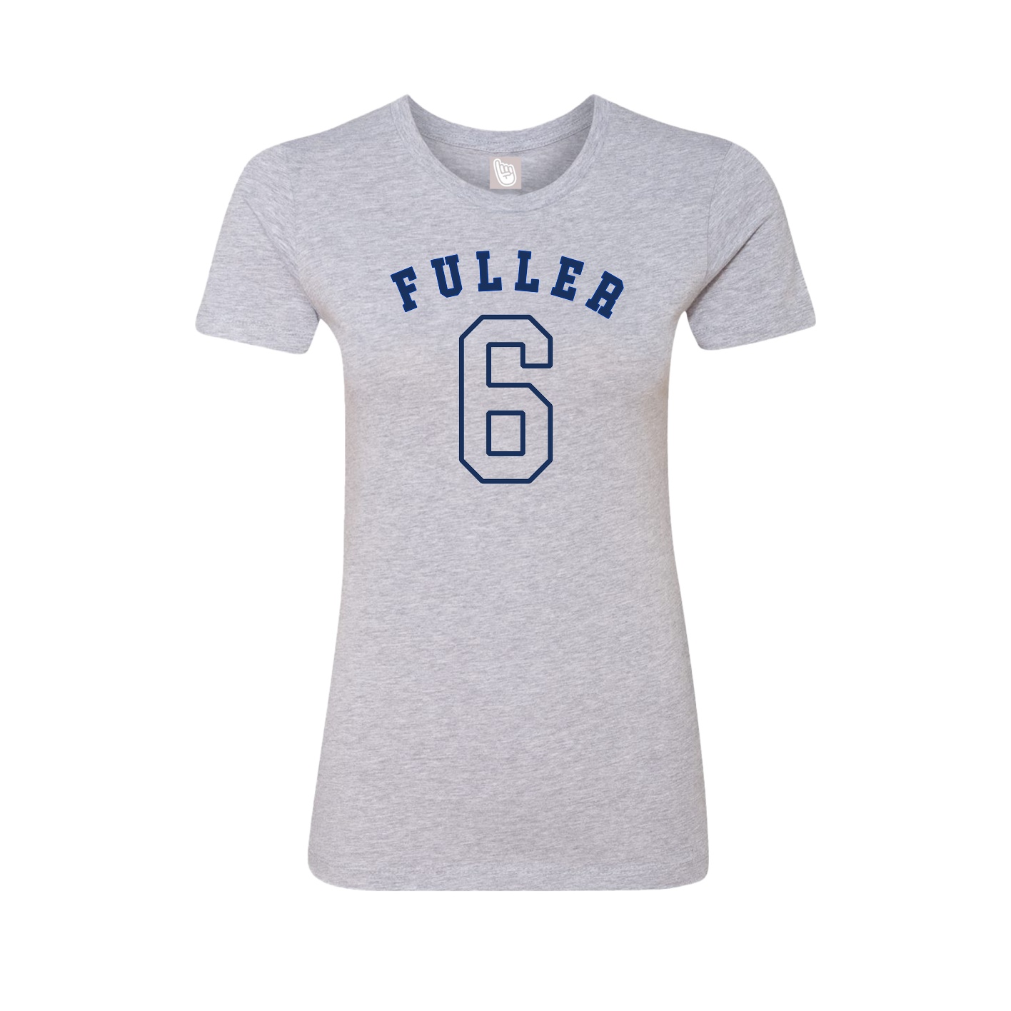 Fitted Women's Tee — Shirsey Arch in Grey