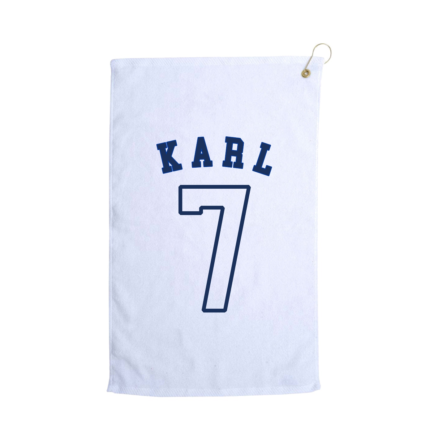 Golf Towel — Shirsey Arch in White