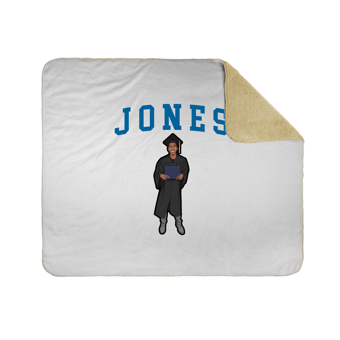Throw Blanket — Shirsey in White
