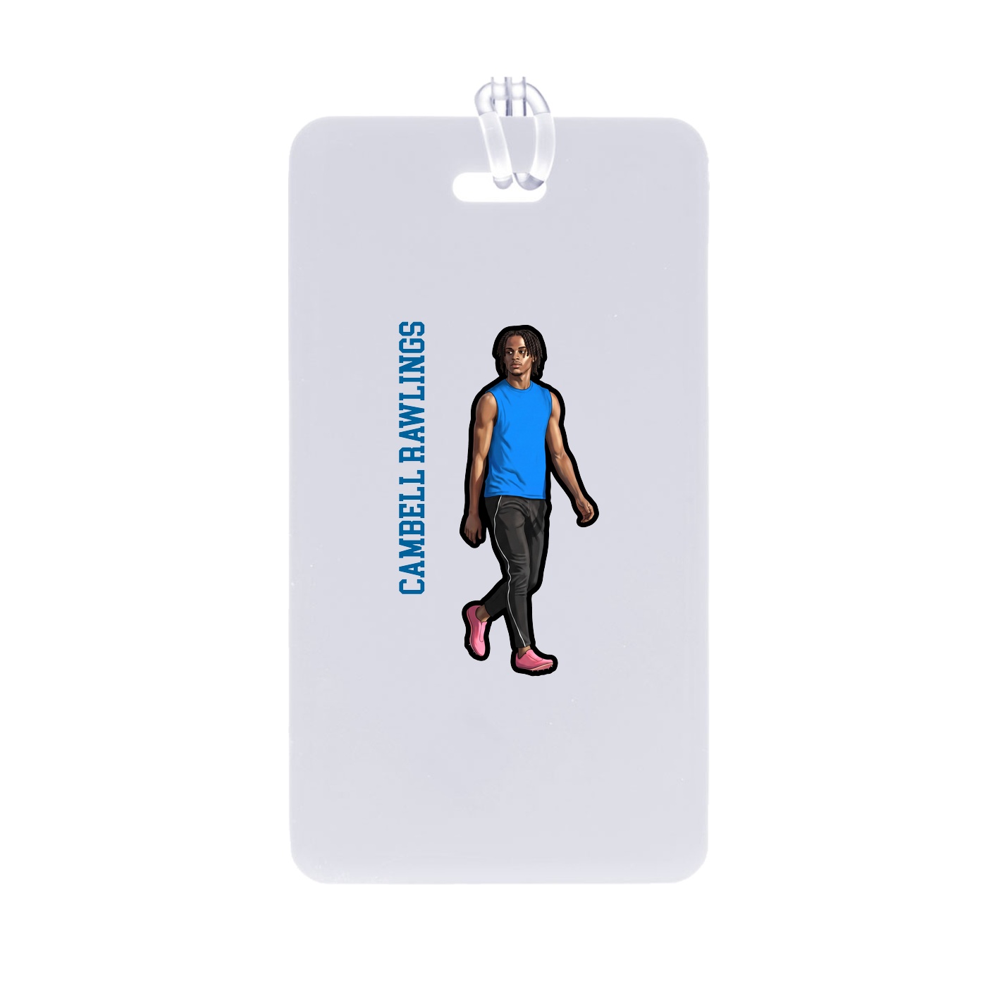 Bag Tag — Name Vertical in Classic
