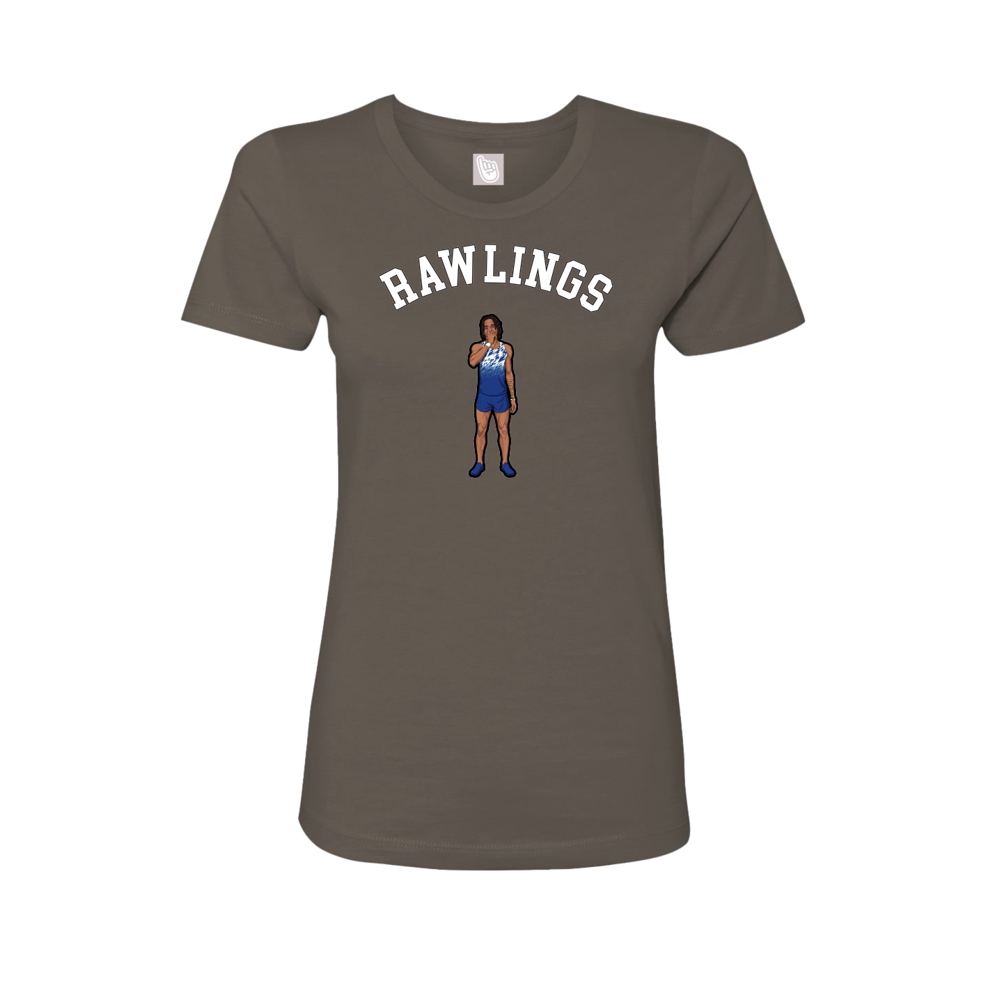 Fitted Women's Tee — Shirsey Arch in Grey