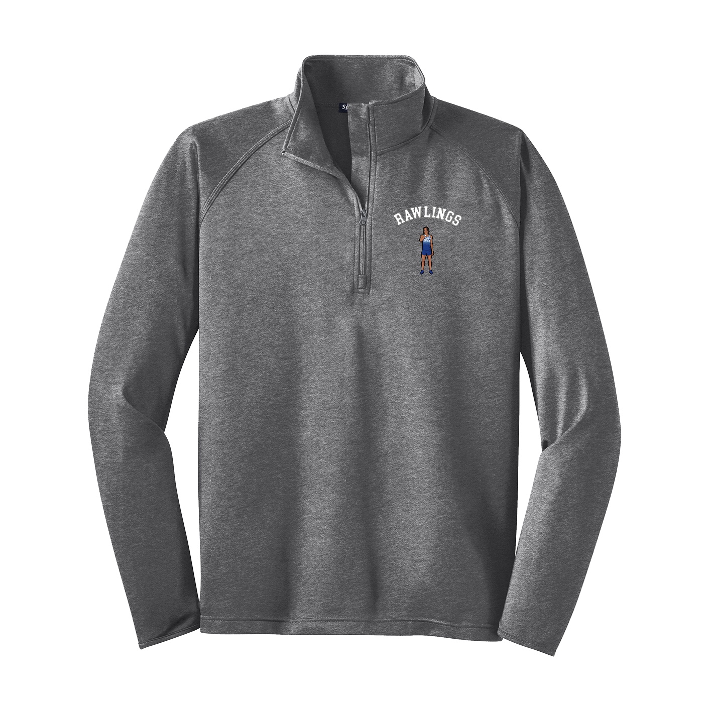 Q-Zip Pullover — Shirsey Arch in Grey