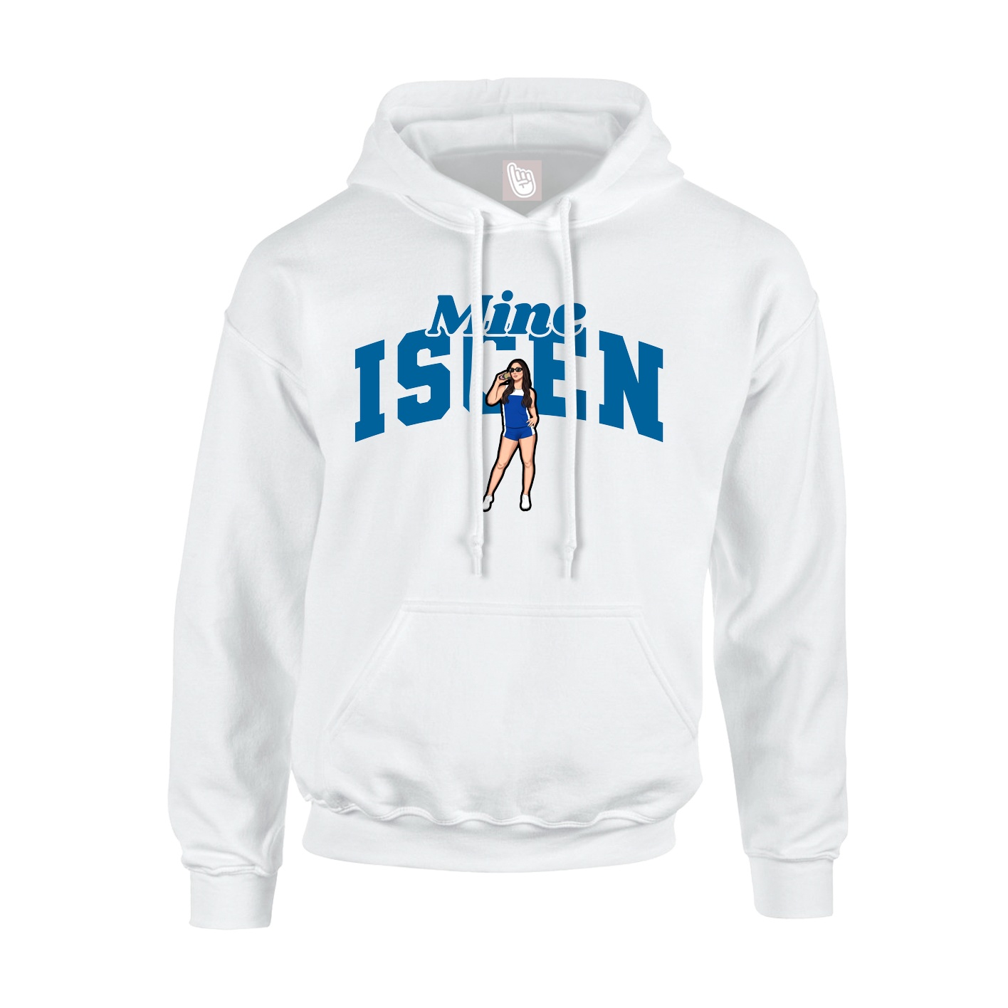 Hoodie — Signature Arch in White