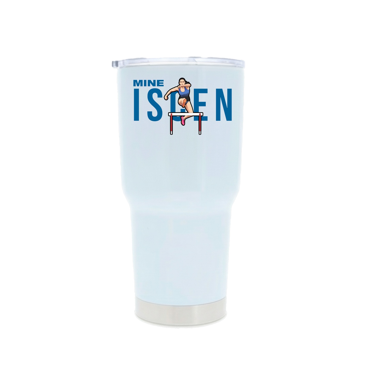30oz Stainless Steel Tumbler — Player Name in White