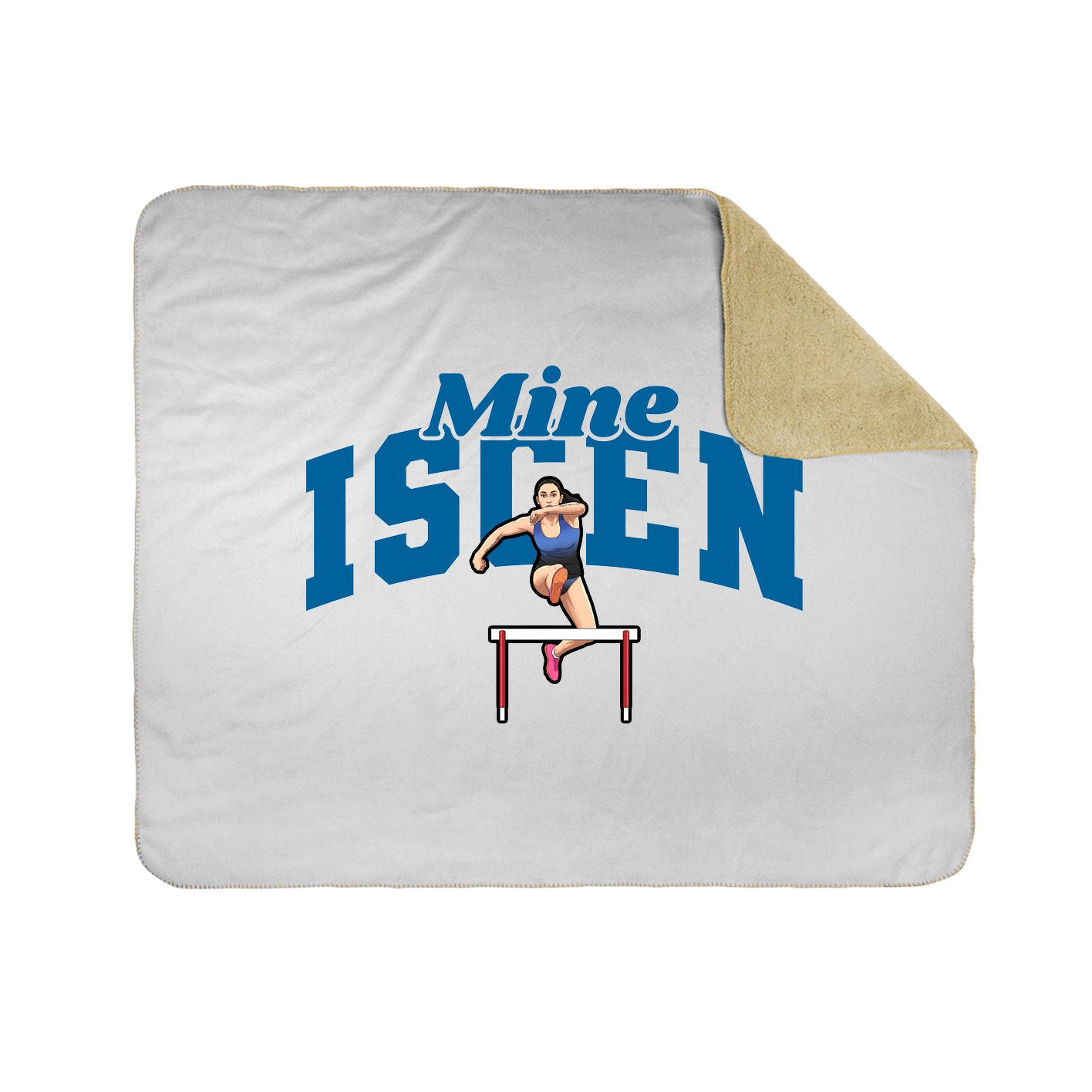 Throw Blanket — Signature Arch in White
