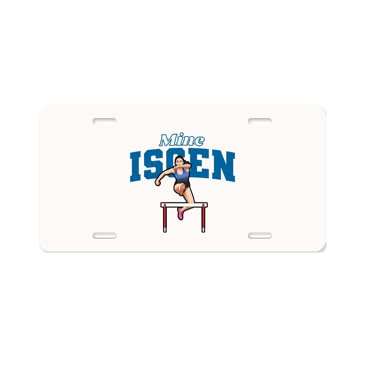 License Plate — Name Arch in Classic