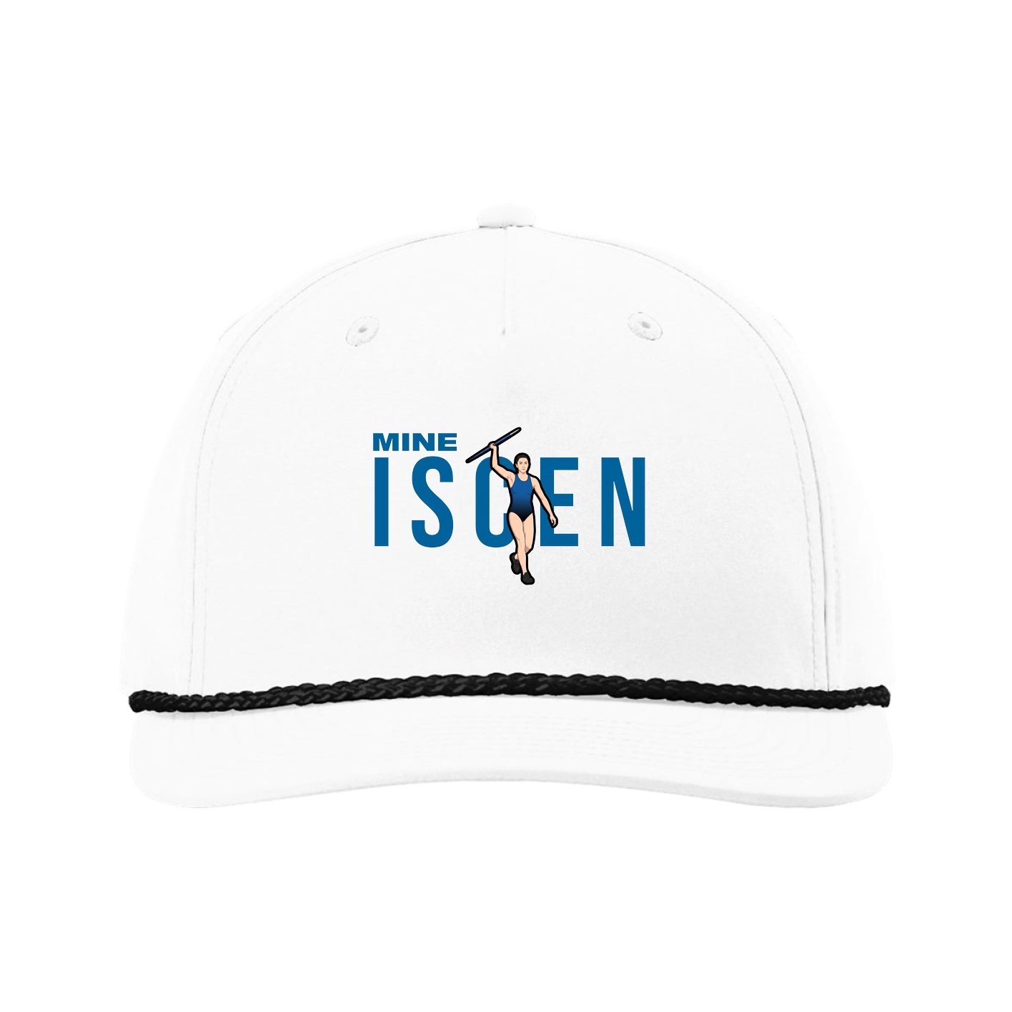 Five-Panel Classic Rope Cap — Player Name in White
