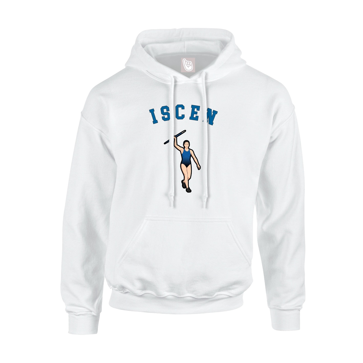 Hoodie — Shirsey Arch in White