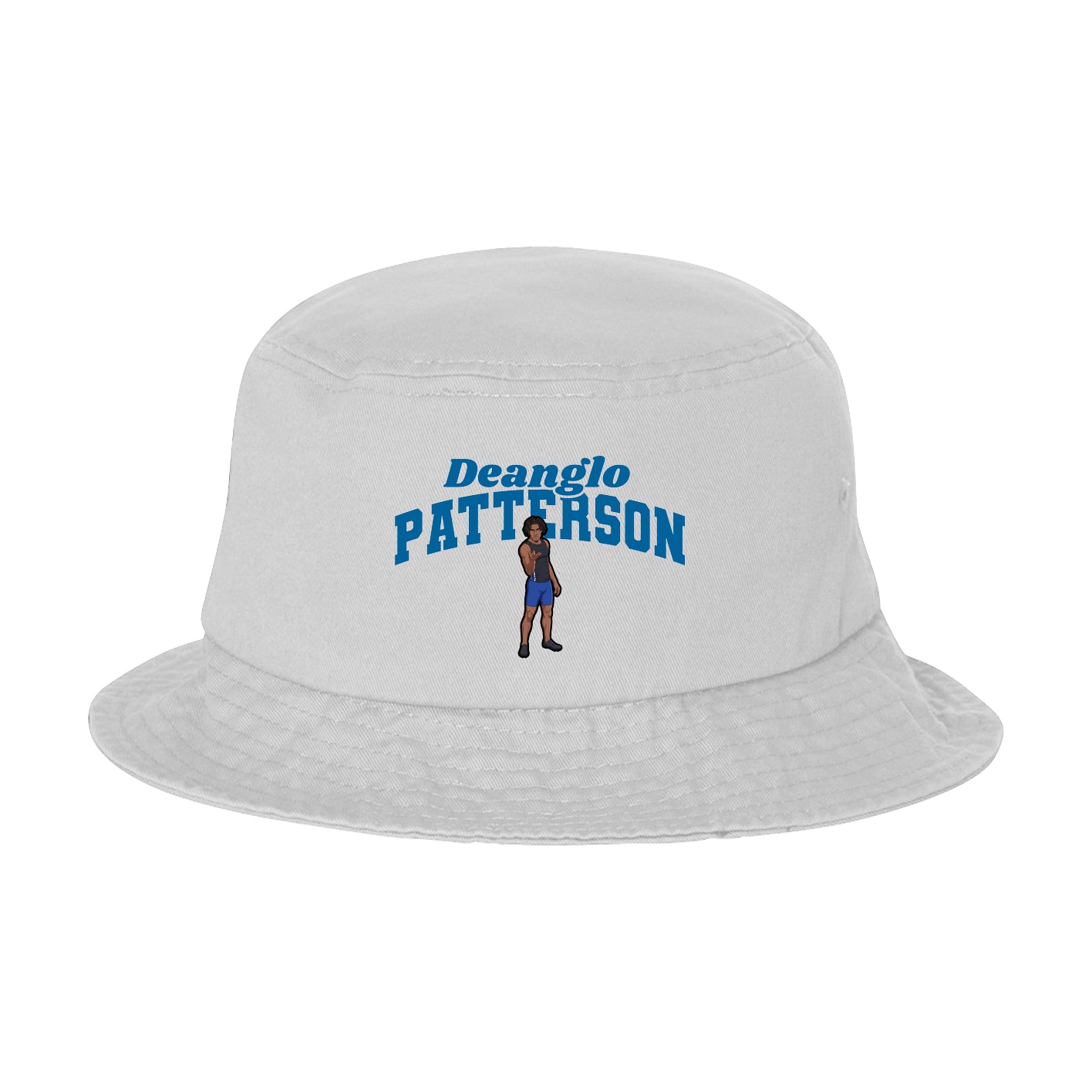 Bucket Cap — Signature Arch in White