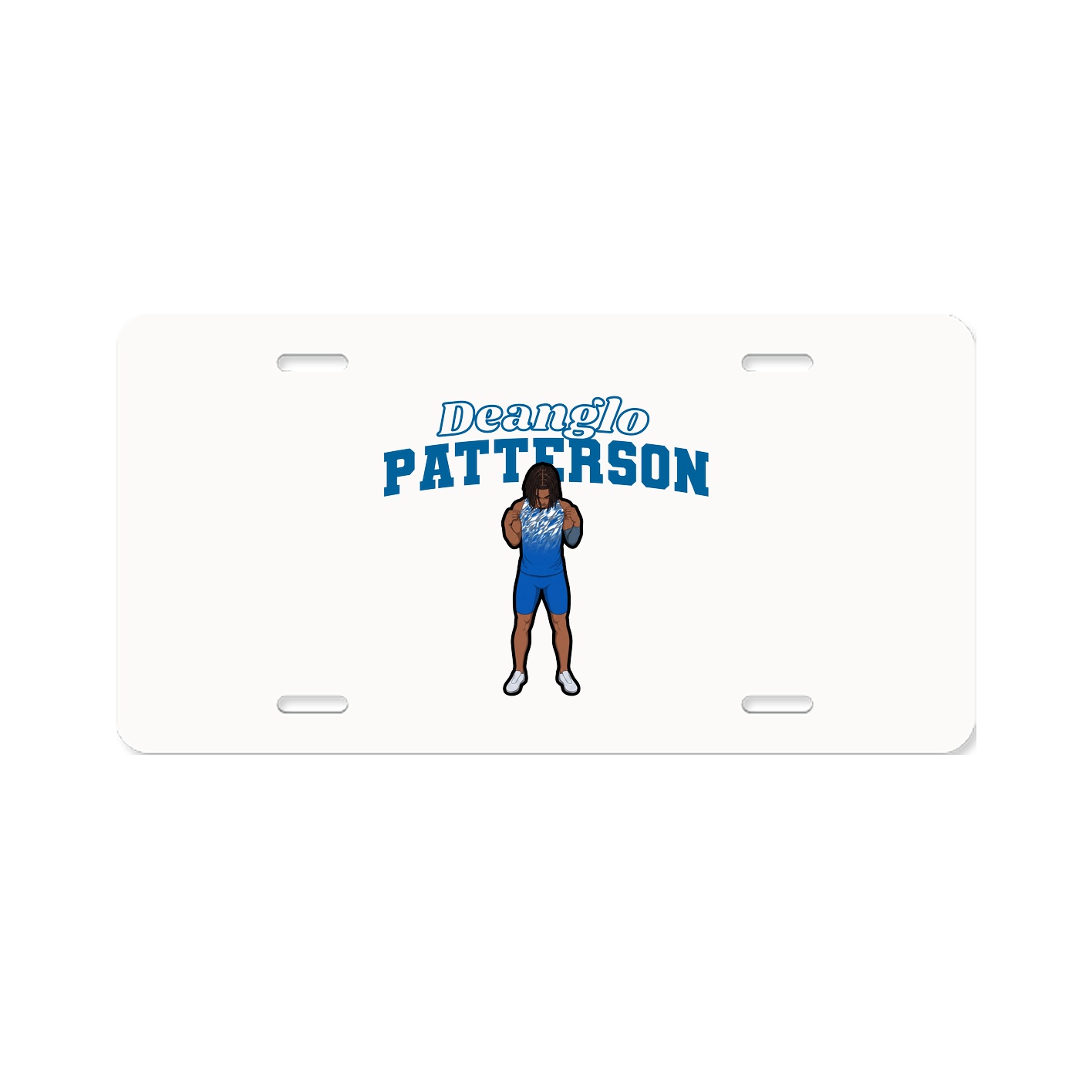 License Plate — Name Arch in Classic
