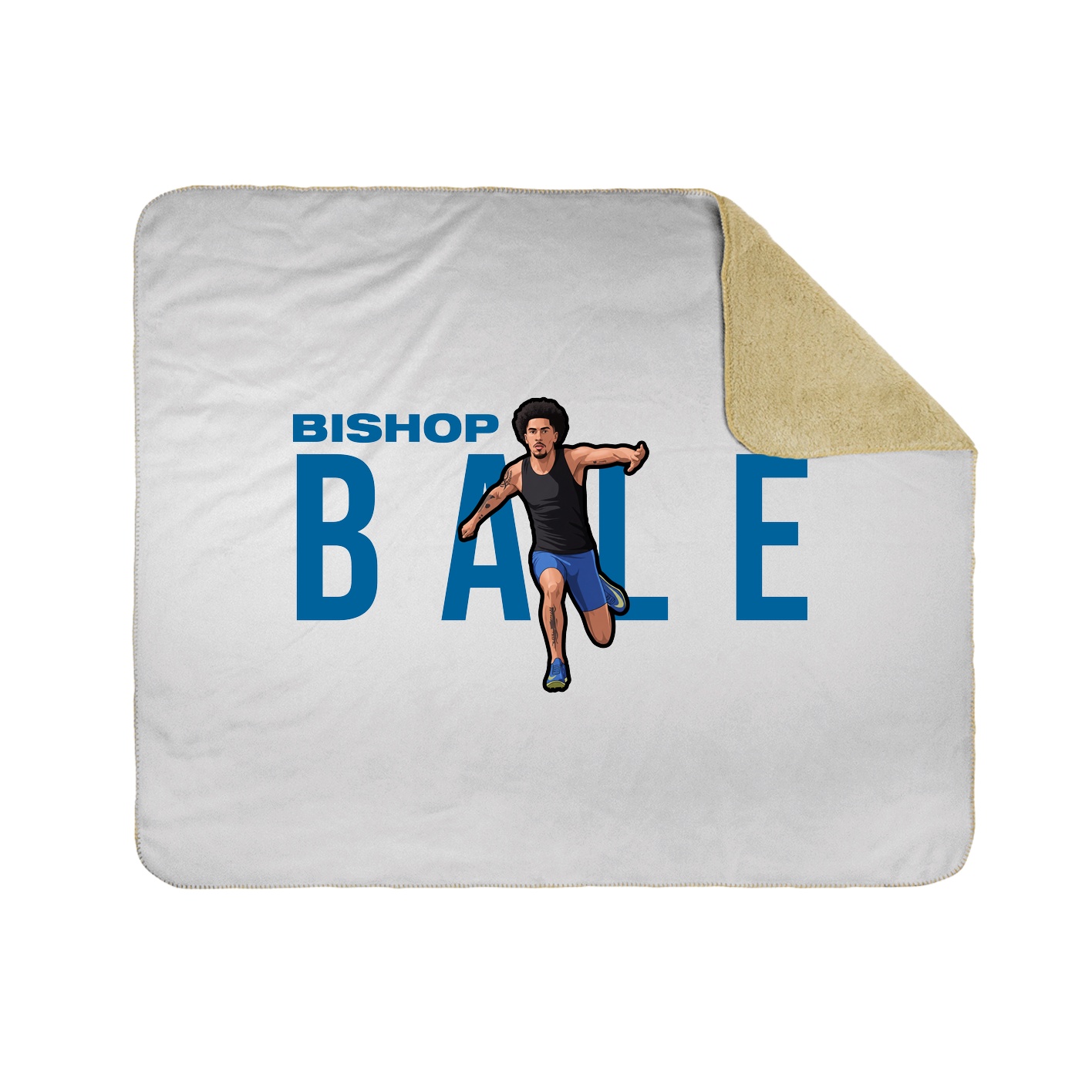 Throw Blanket — Player Name in White