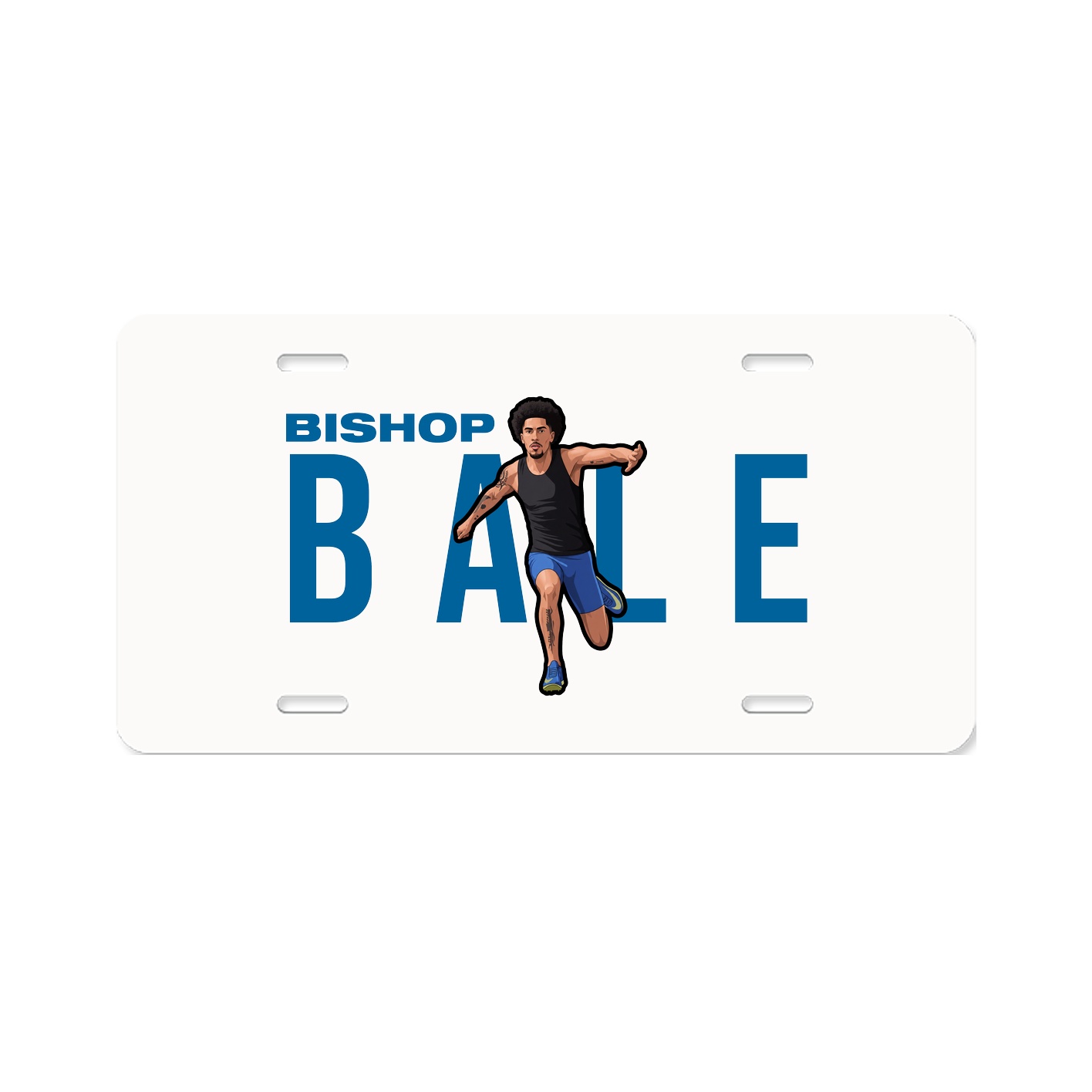 License Plate — Player Name in Classic