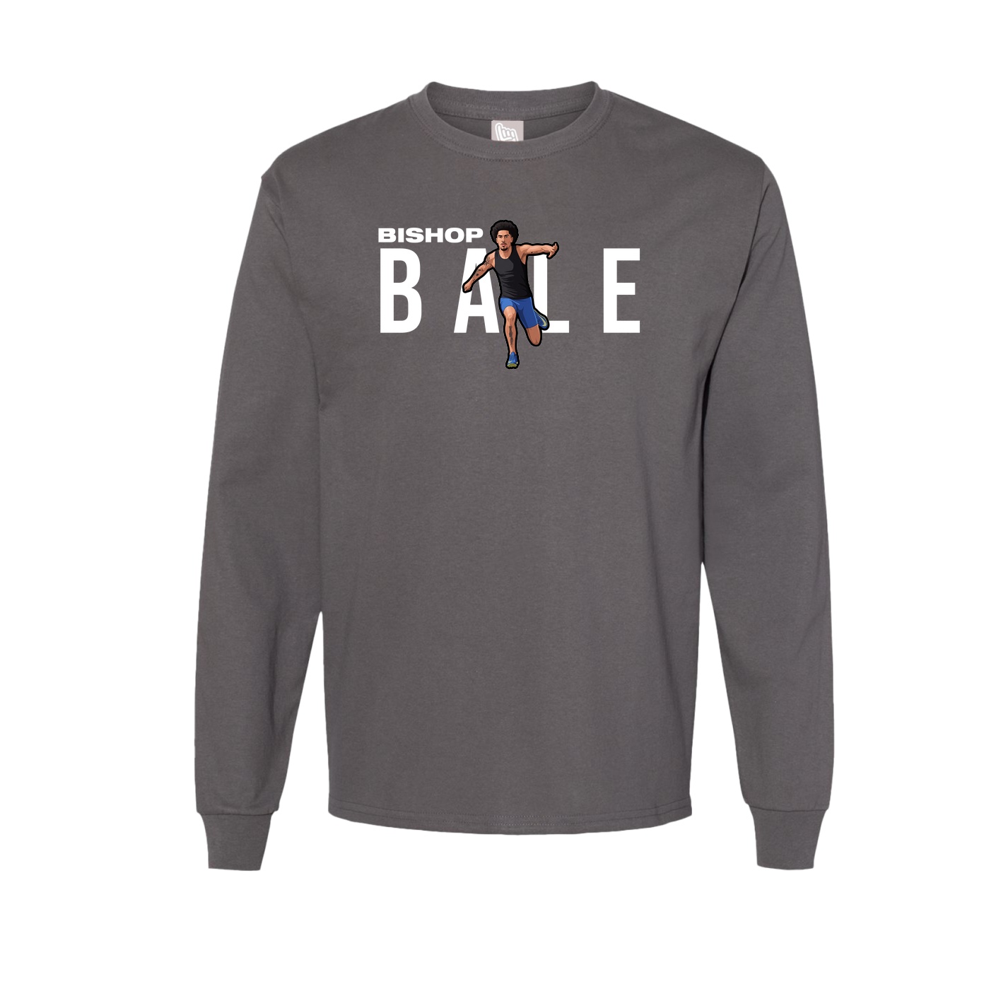 Long Sleeve Tee — Player Name in Grey