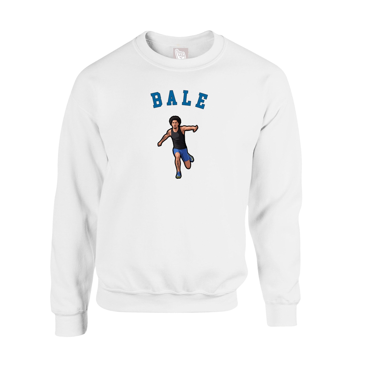 Fleece Crew — Shirsey Arch in White