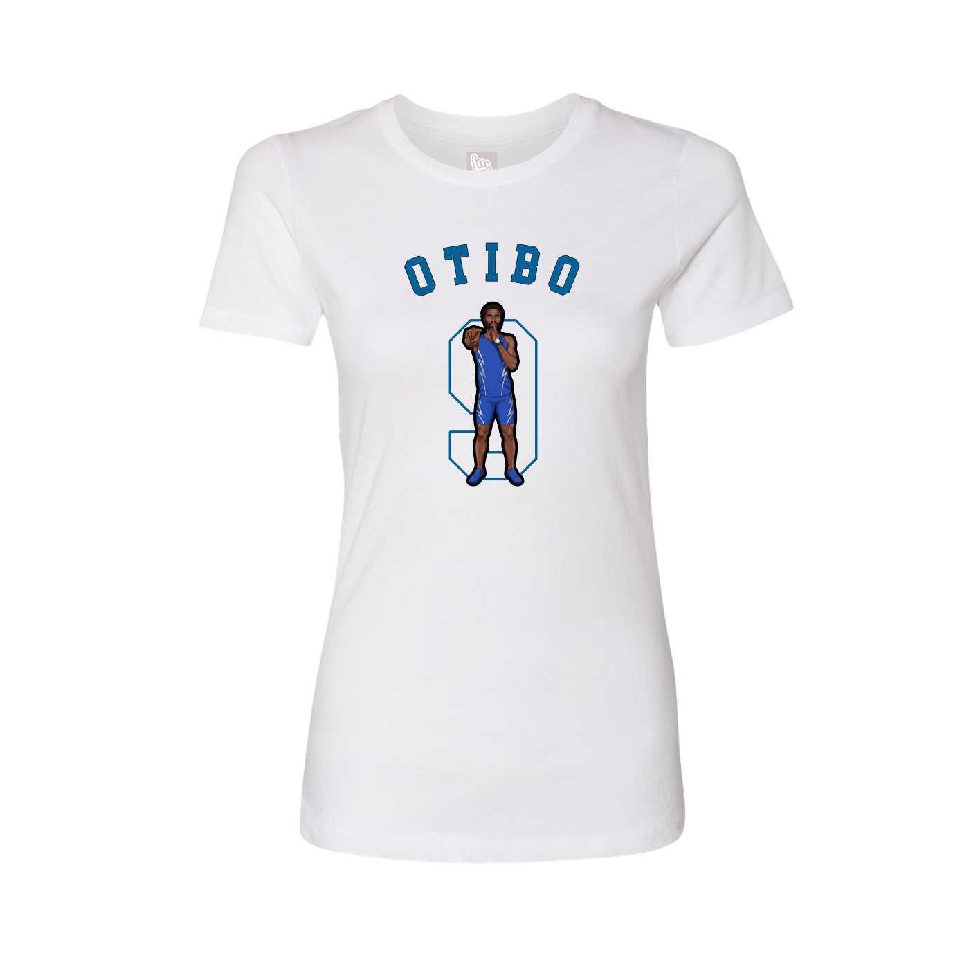 Fitted Women's Tee — Shirsey Arch in White