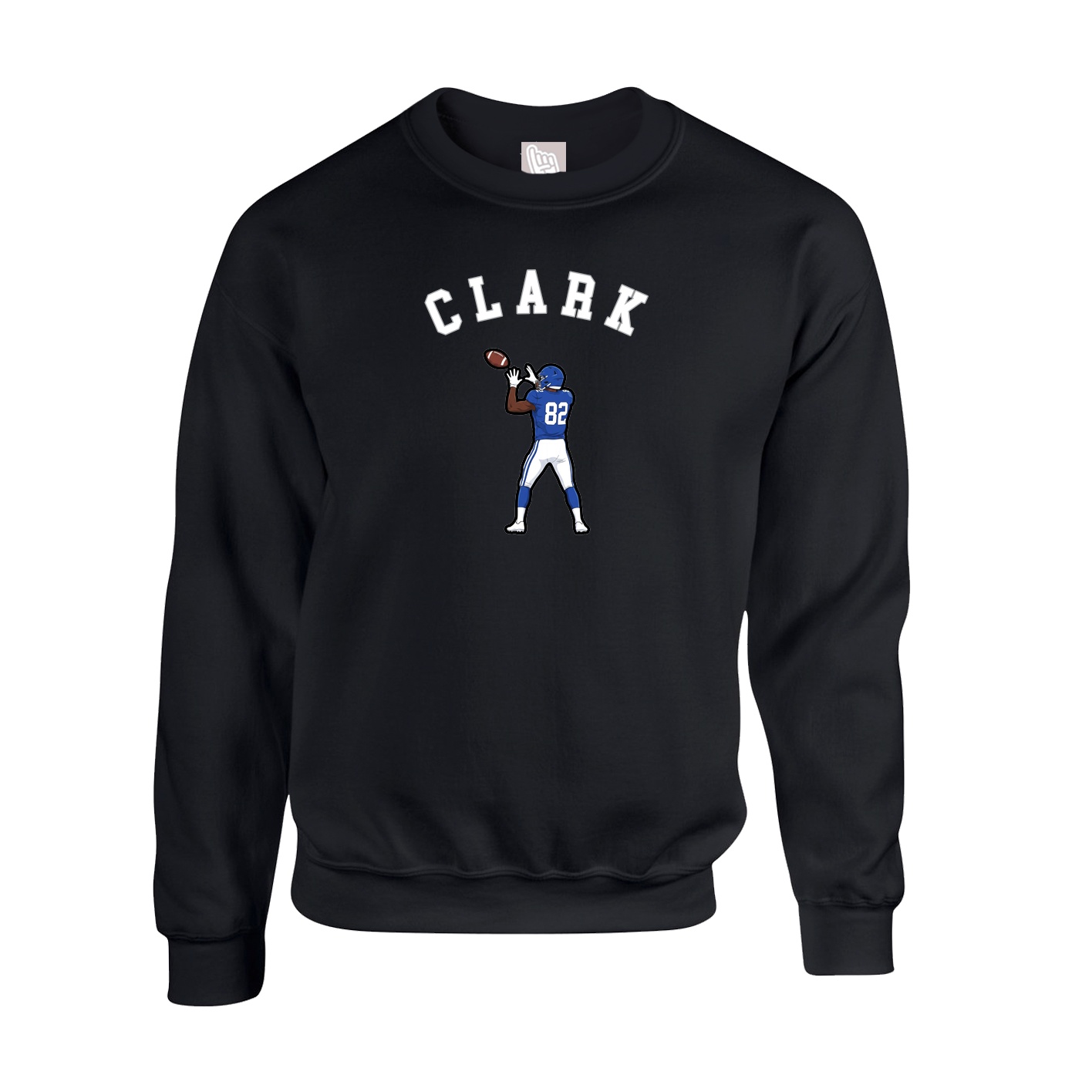 Fleece Crew — Shirsey Arch in Black
