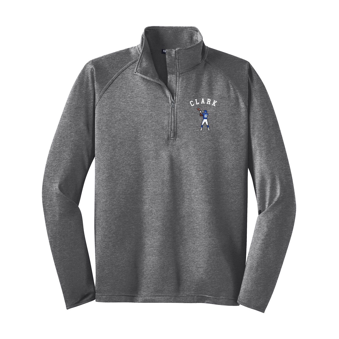 Q-Zip Pullover — Shirsey Arch in Grey