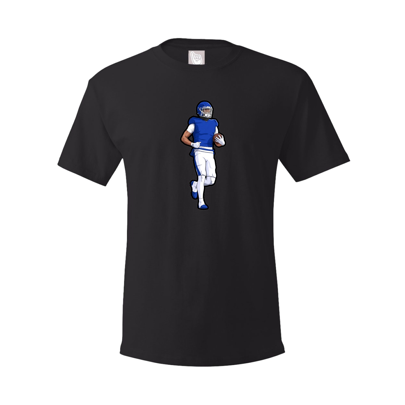 Tee — Name Vertical in Black