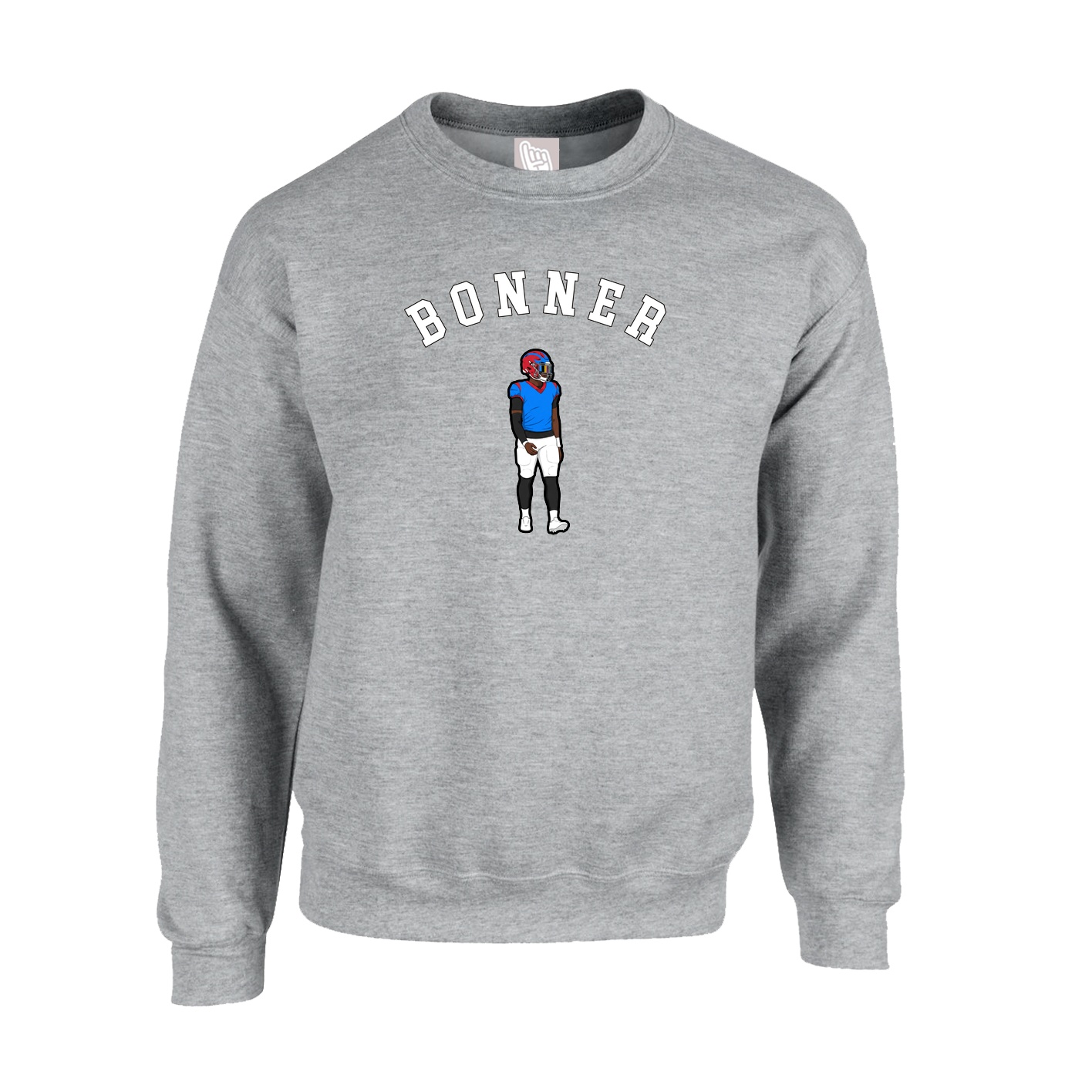 Fleece Crew — Shirsey Arch in Grey