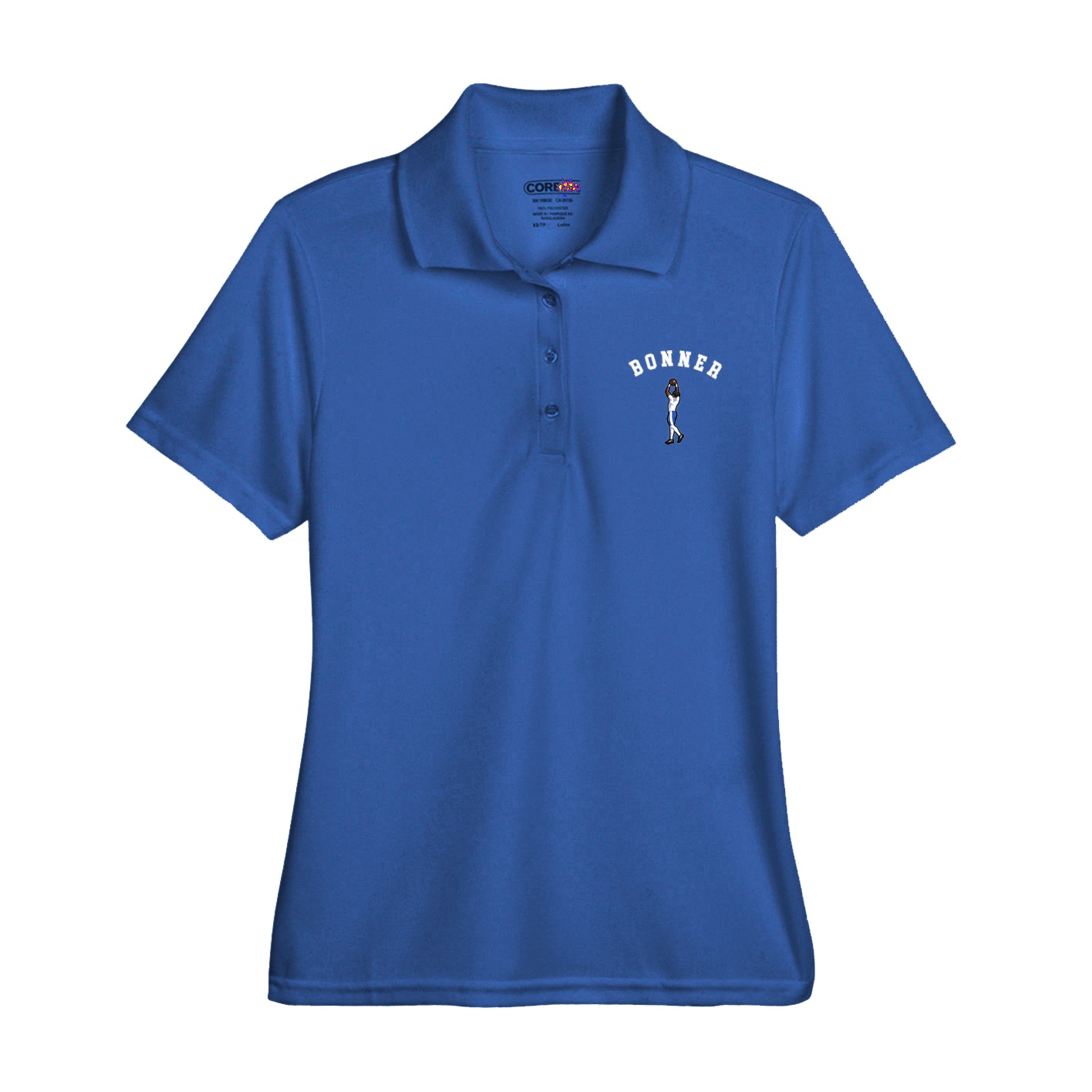 Womens Performance Polo — Shirsey Arch in Royal