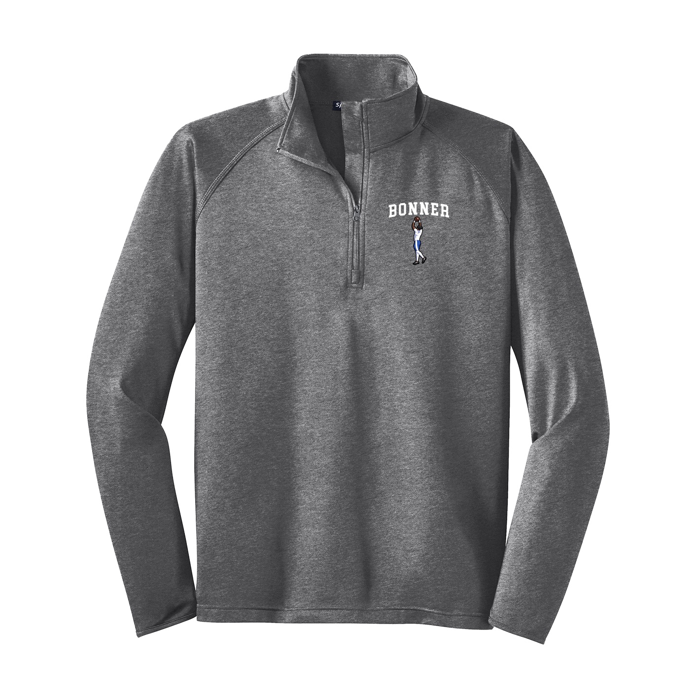 Q-Zip Pullover — Shirsey in Grey