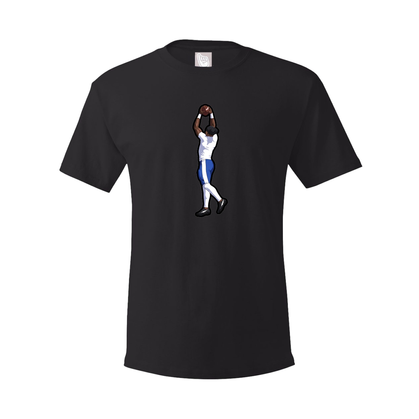 Youth Tee — Name Vertical in Black