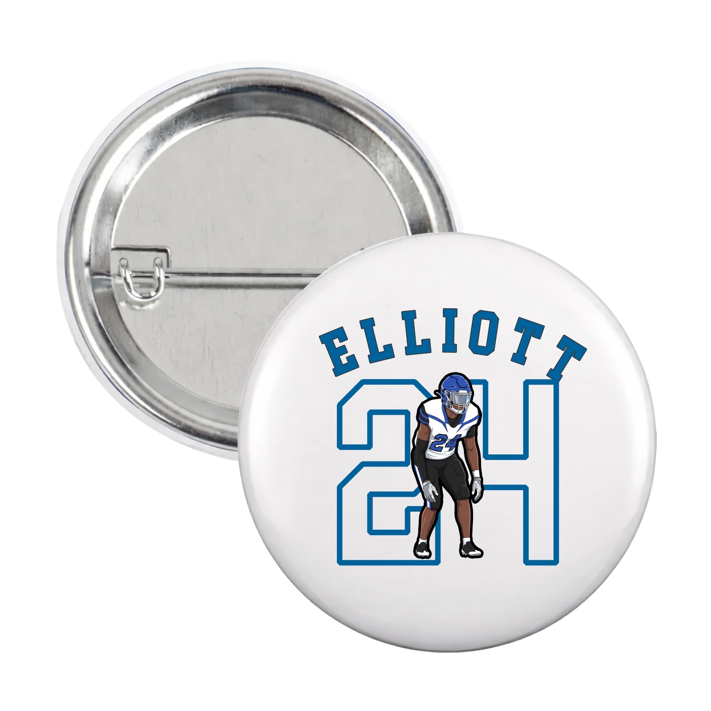 Game Day Button — Shirsey Arch in White