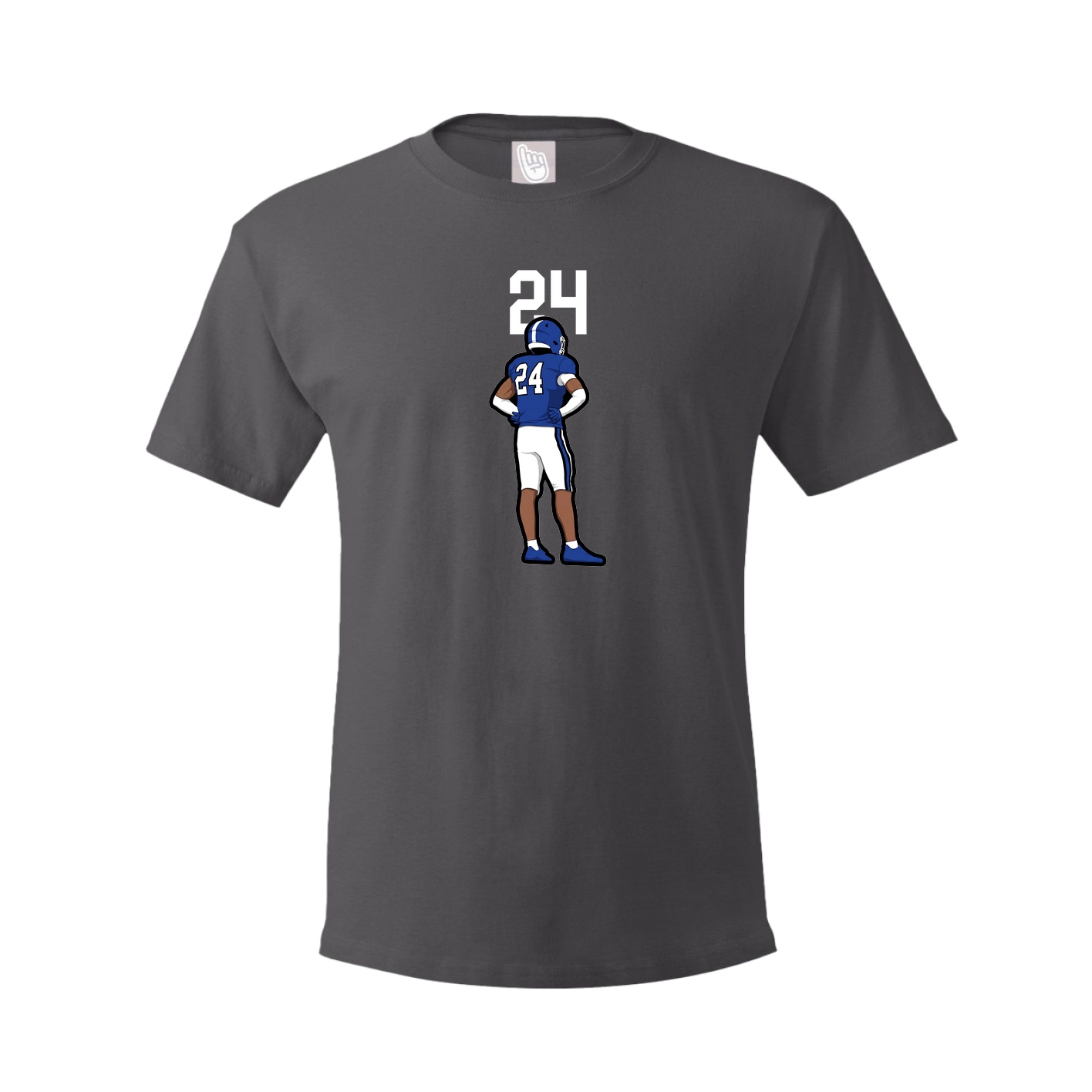 Tee — Number Top in Grey