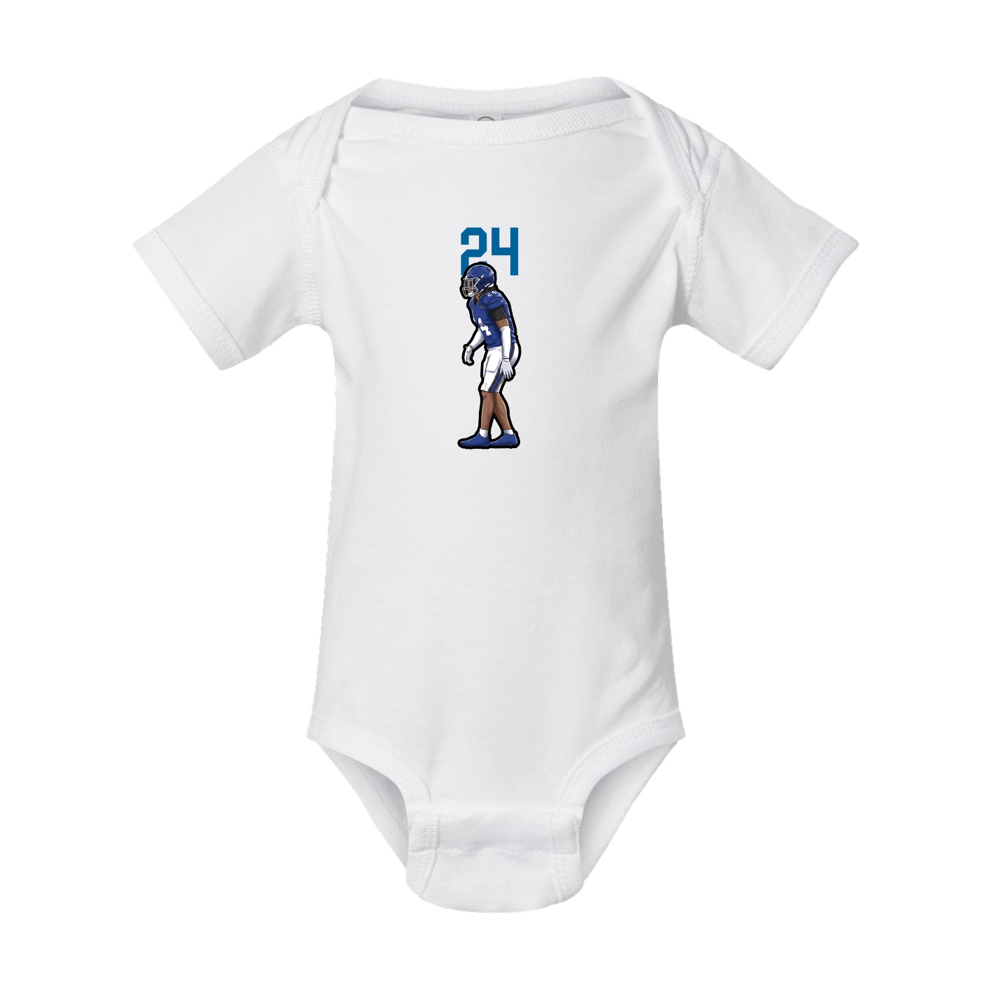 Baby Onesie — Number Top in White