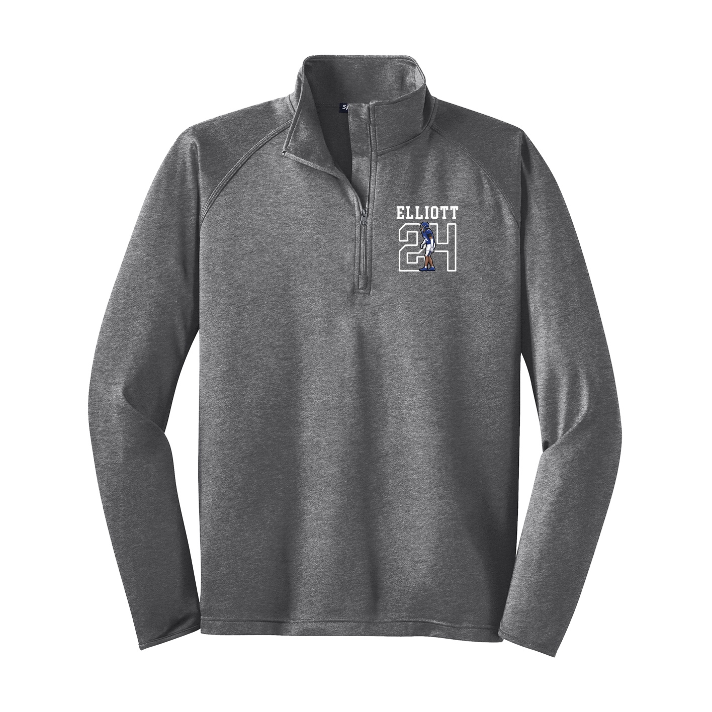 Q-Zip Pullover — Shirsey in Grey