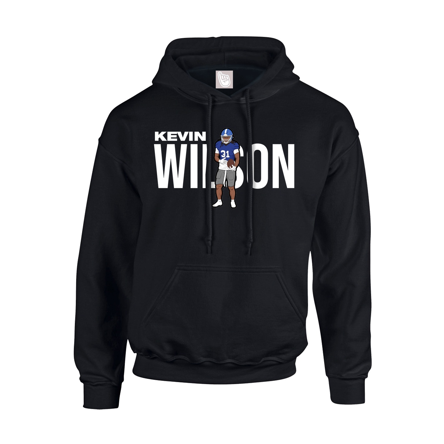 Youth Hoodie — Player Name in Black