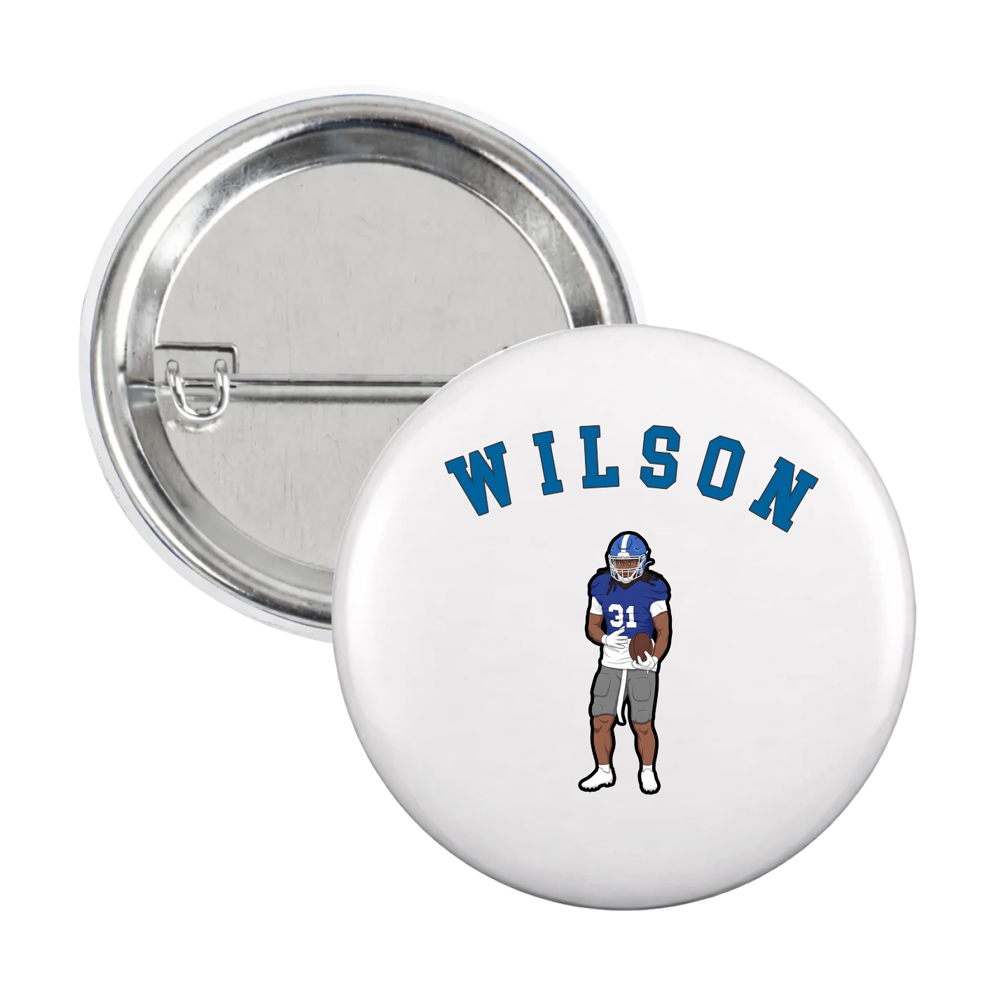 Game Day Button — Shirsey Arch in White