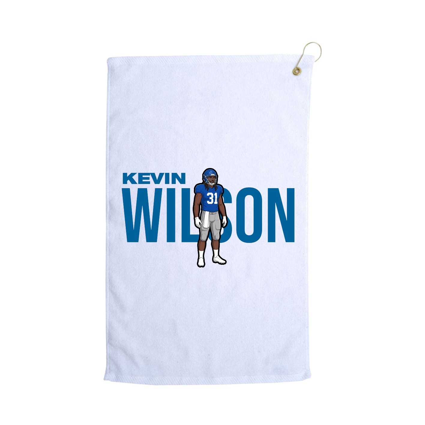Golf Towel — Player Name in White