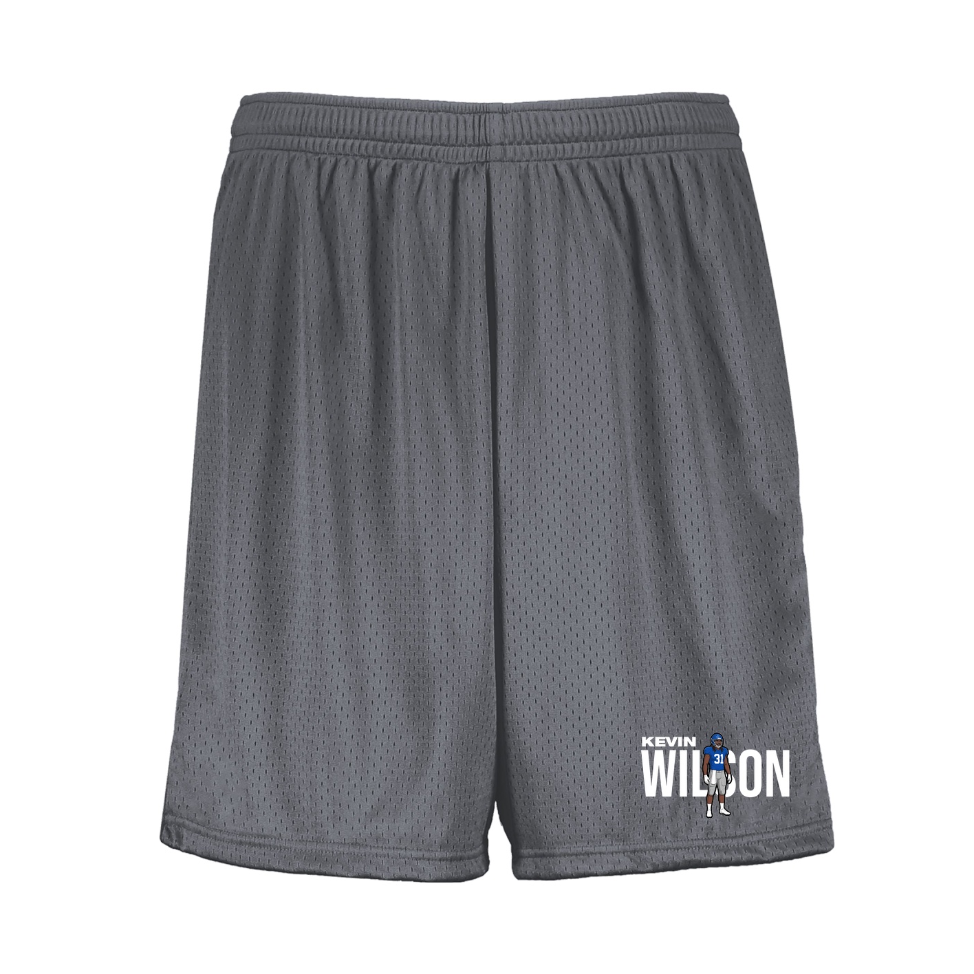 Shorts — Player Name in Grey