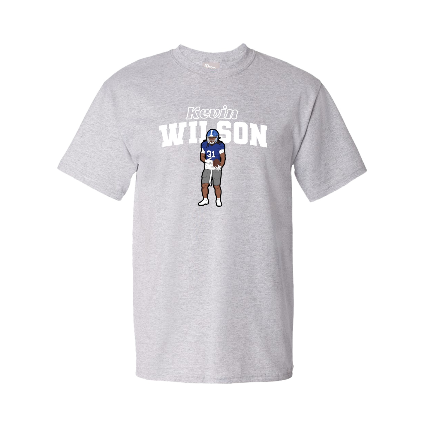 Youth Tee — Name Arch in Grey