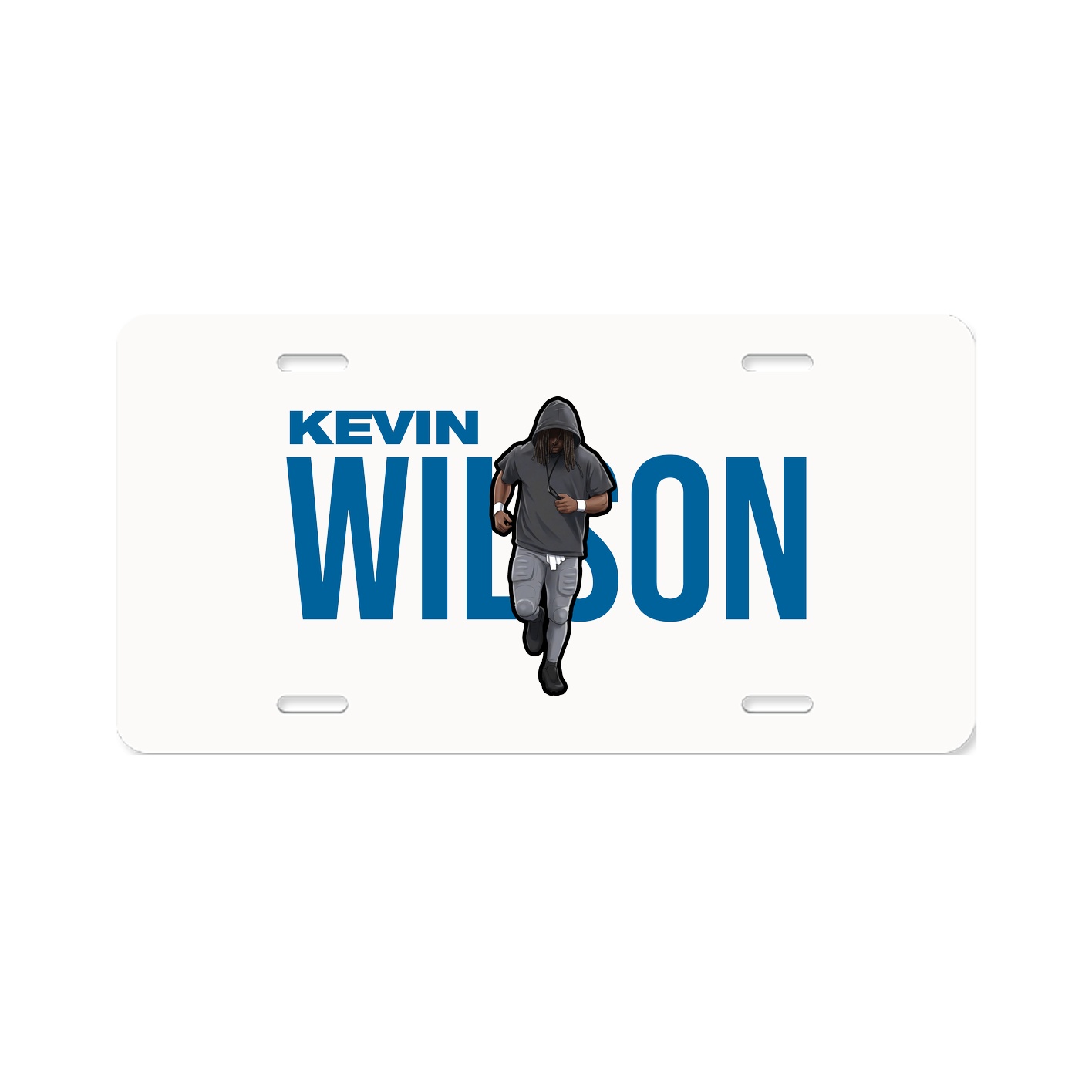 License Plate — Player Name in Classic