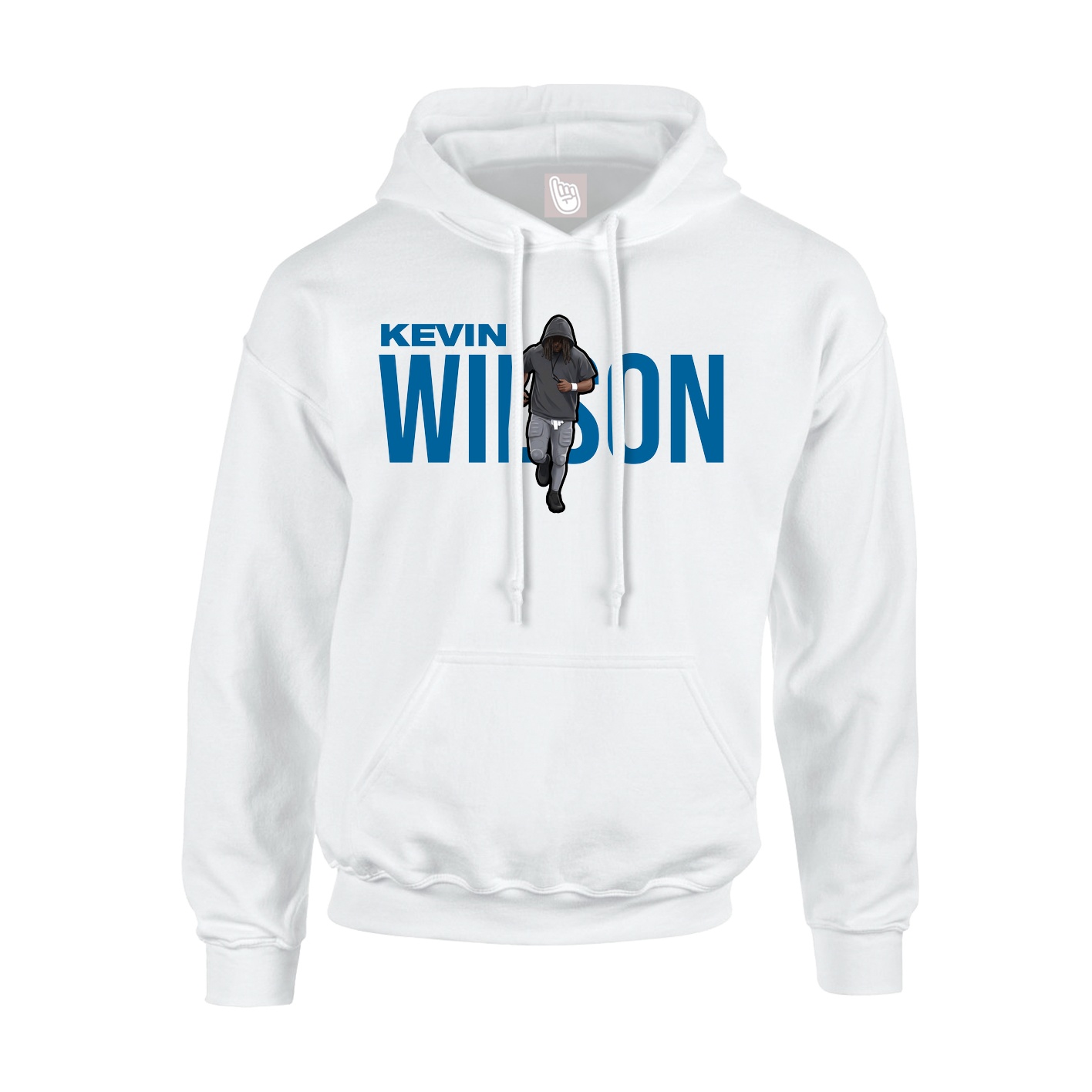 Youth Hoodie — Player Name in White