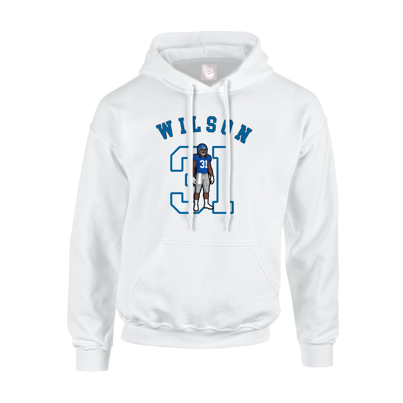 Youth Hoodie — Shirsey Arch in White
