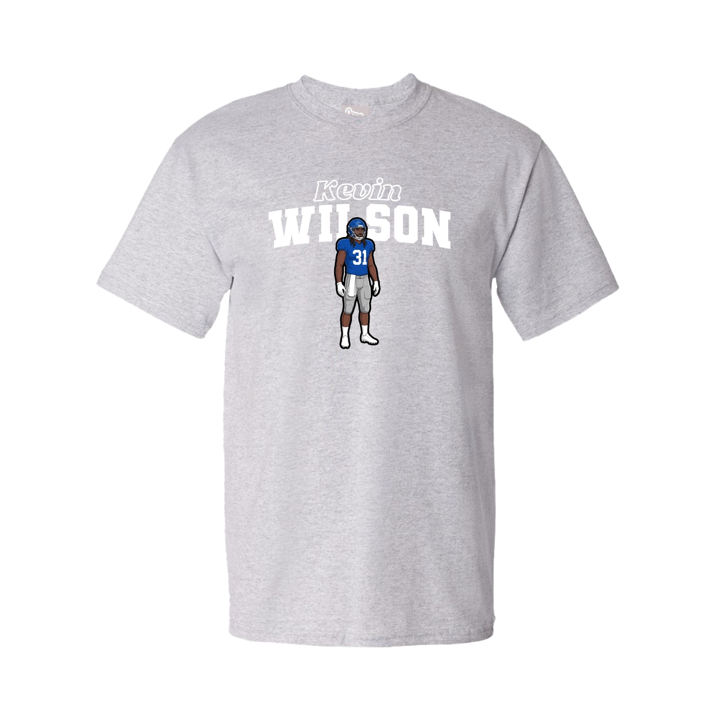 Youth Tee — Name Arch in Grey