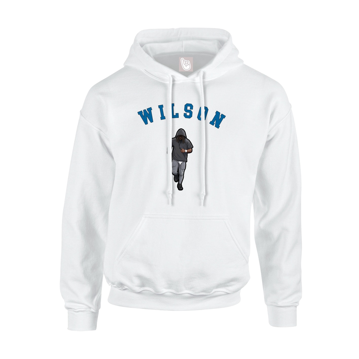 Hoodie — Shirsey Arch in White