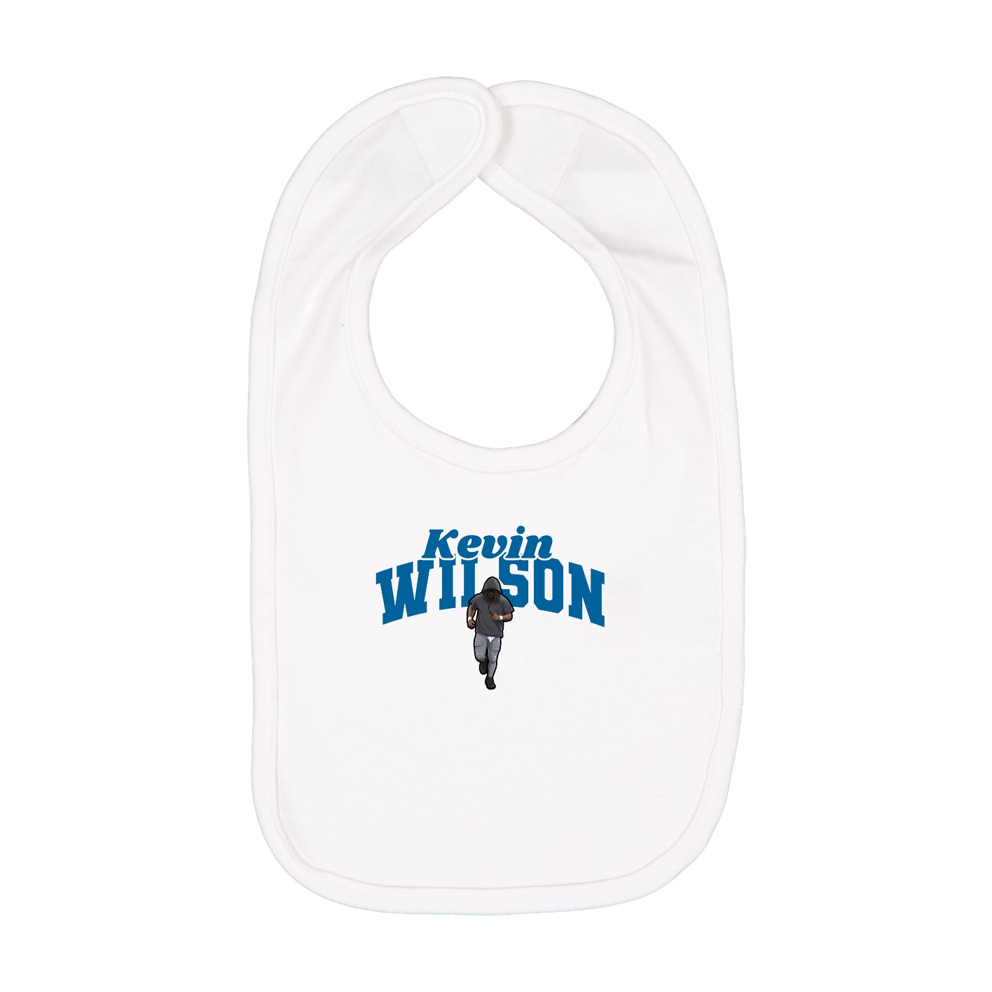 Infant Bib — Signature Arch in White