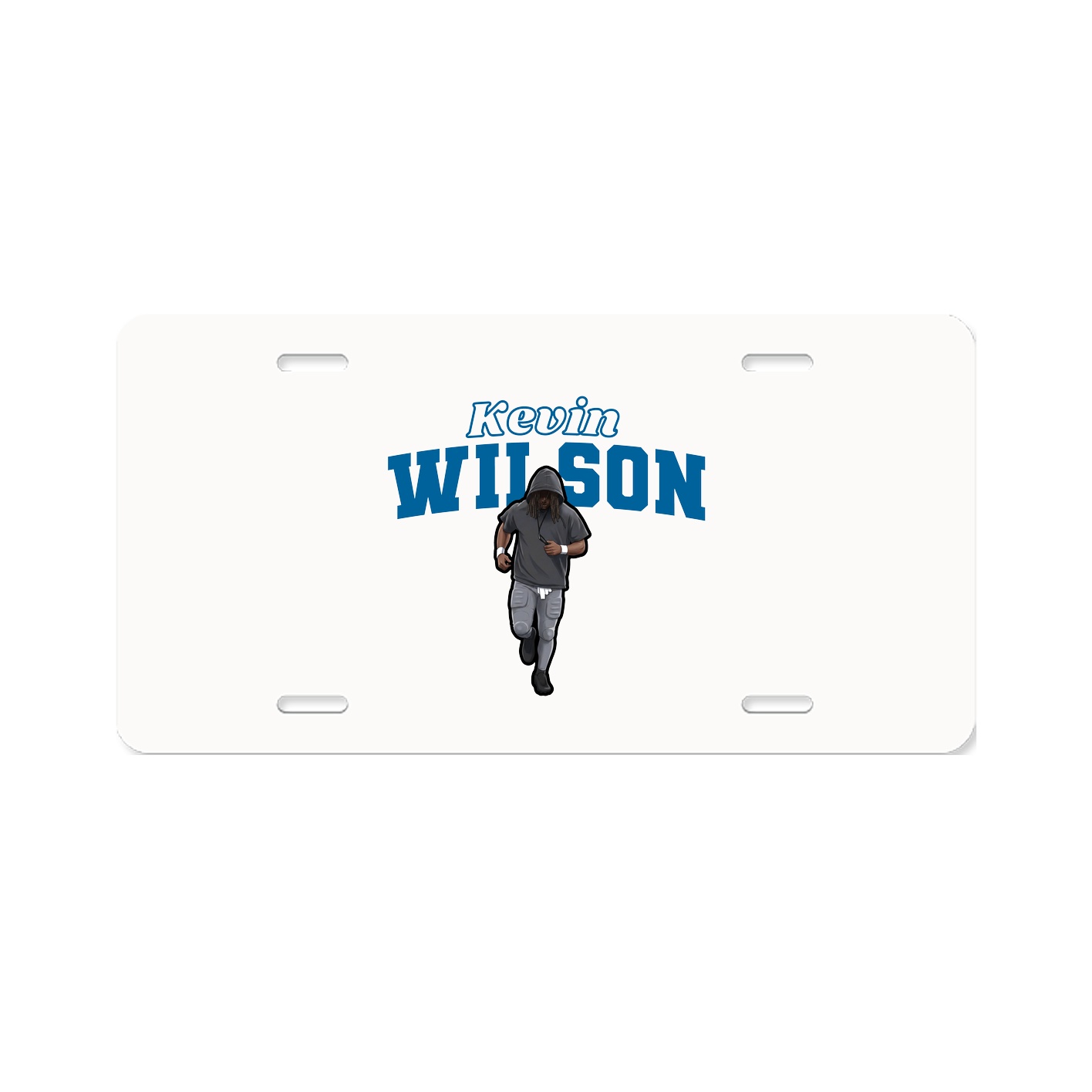 License Plate — Name Arch in Classic