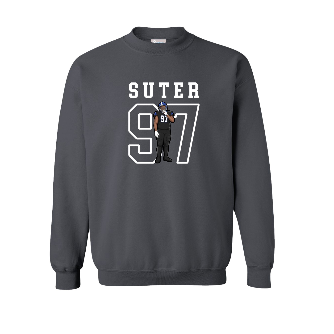 Fleece Crew — Shirsey in Grey