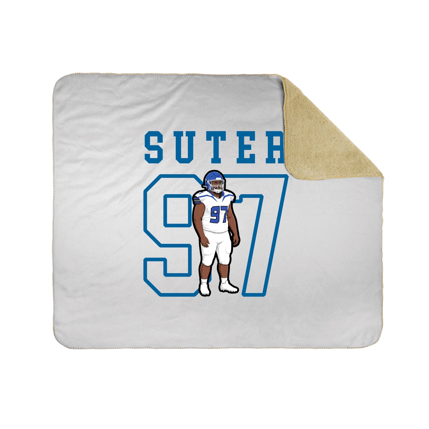 Throw Blanket — Shirsey in White