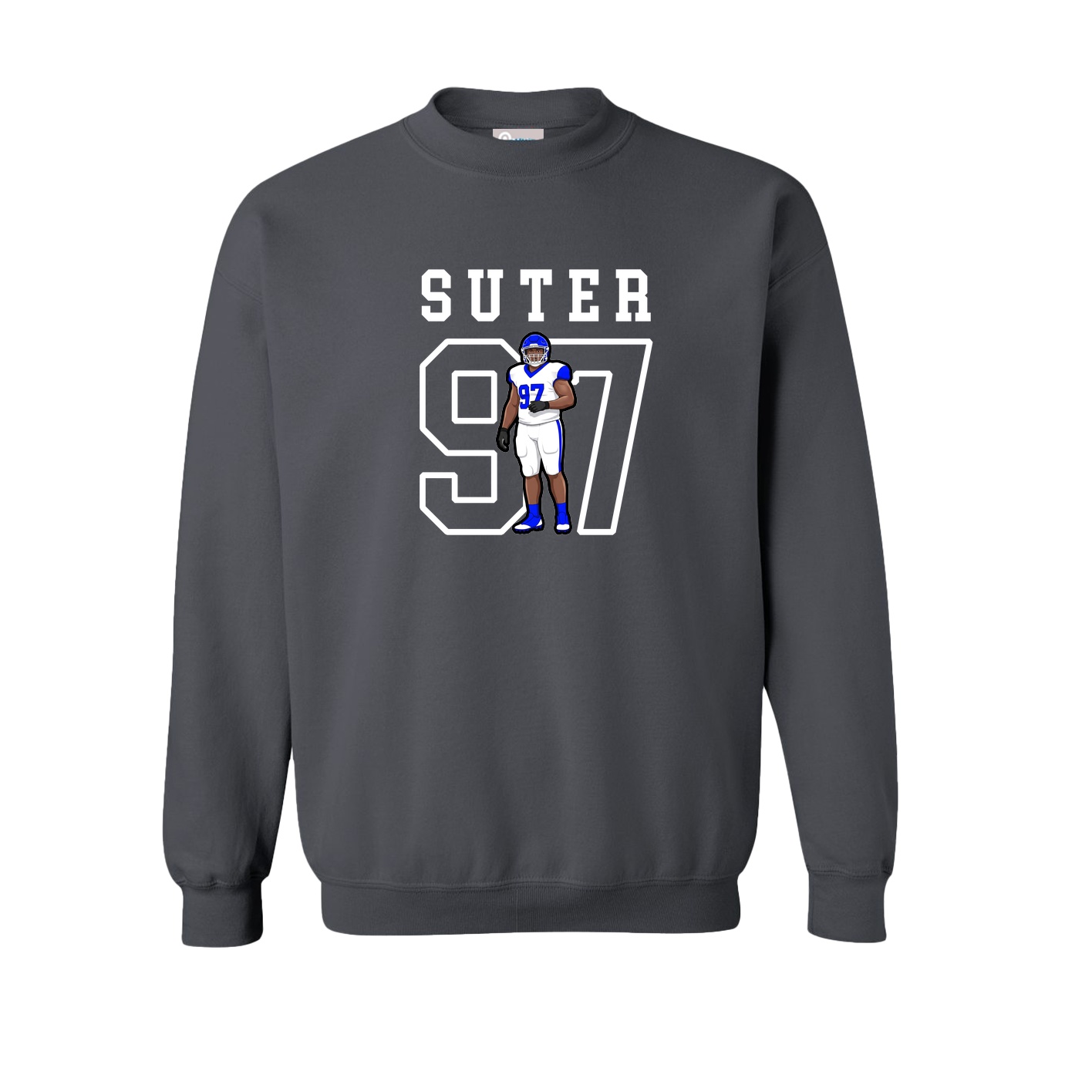 Fleece Crew — Shirsey in Grey
