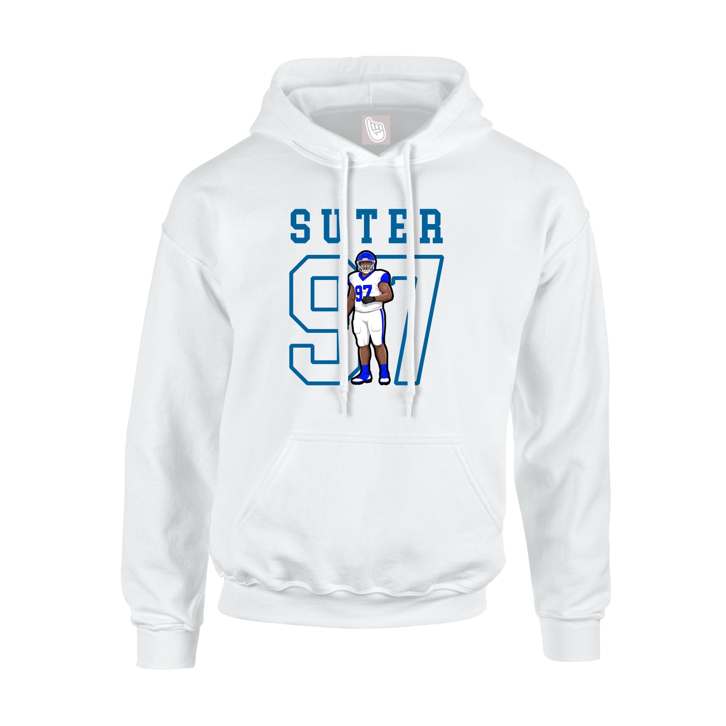 Youth Hoodie — Shirsey in White