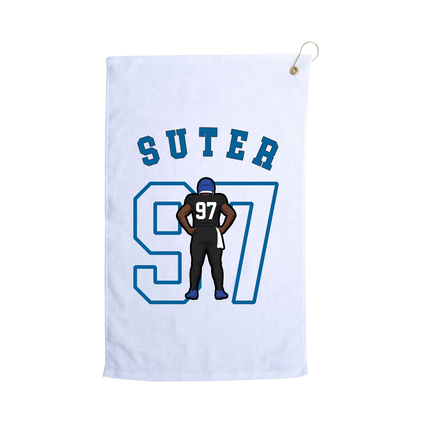 Golf Towel — Shirsey Arch in White