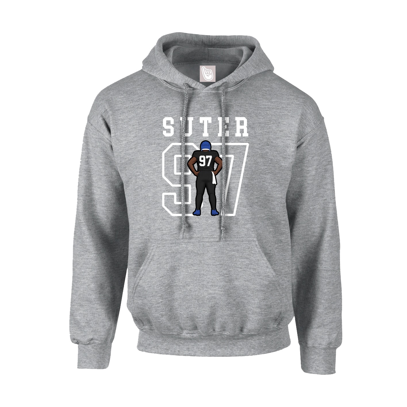 Hoodie — Shirsey in Grey