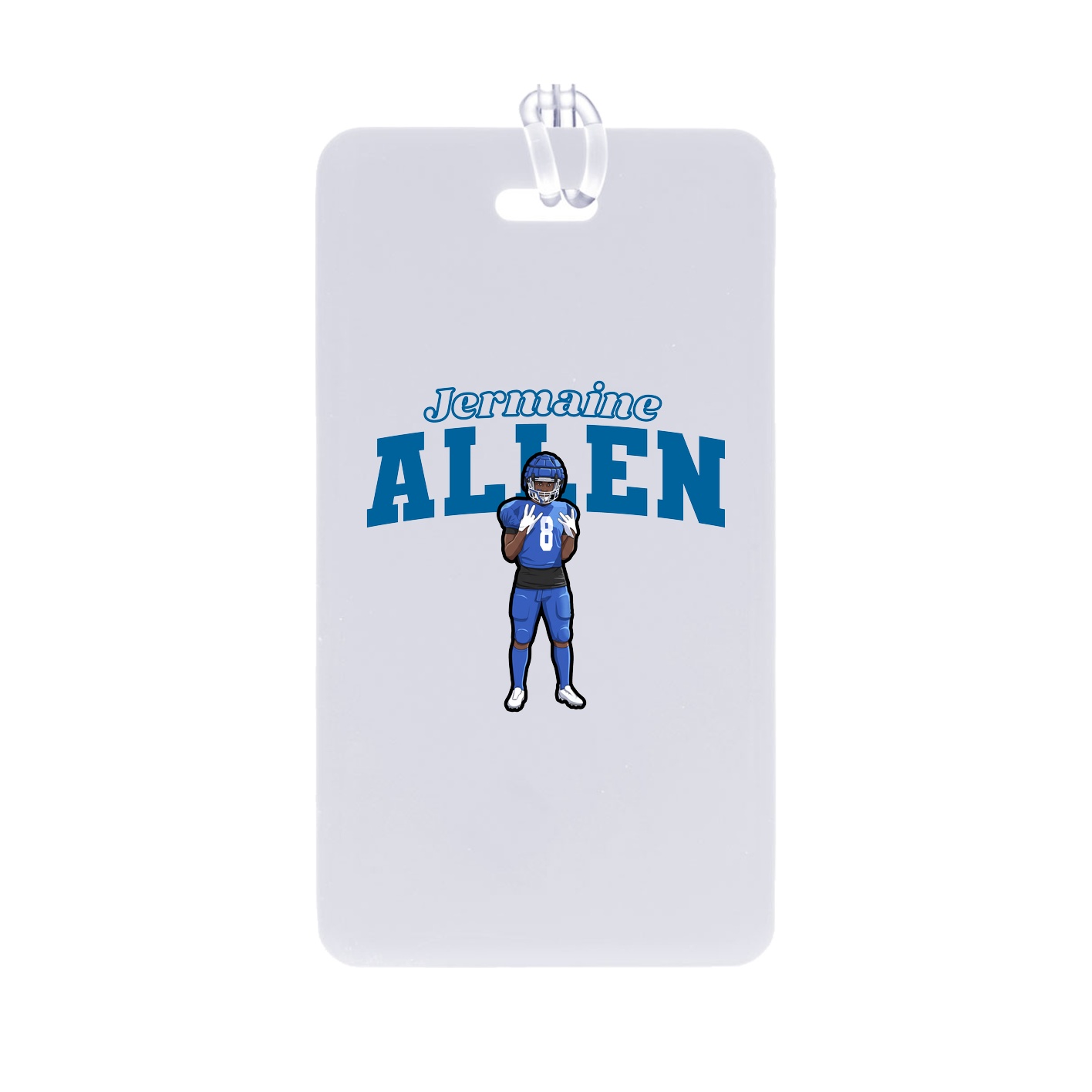 Bag Tag — Name Arch in Classic